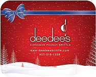 Dee Dee's CINAMMON Peanut Brittle 8 oz Box